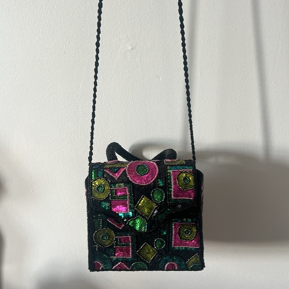 Vintage Beaded And Sequins Crossbody - Picture 2 of 2